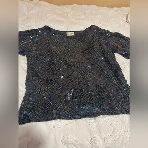 Women’s jeweled top size large
